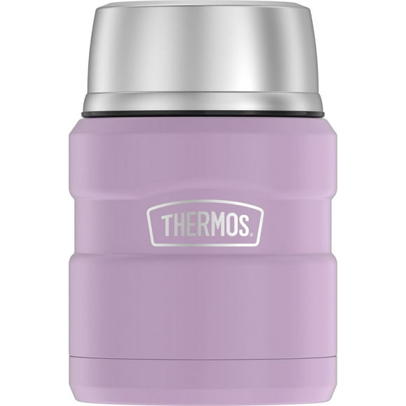 Thermos Vacuum Insulated 16 Oz Food Jar with Folding Spoon, Lavender, 16 Oz, Lavender