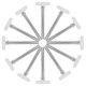 thumbnail image 3 of Garage Door Wheels Replacement Sliding Door Pulley Roller For Residential Use Smooth Operation Round 12Pcs, 3 of 5