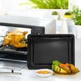 thumbnail image 2 of GOOHOCHY 1 juego de bandeja para hornear y extractor - Freidora de aire, horno tostador de convección, bandeja con clip resistente a quemaduras, asa para retirar rápidamente las parrillas y, 2 of 8
