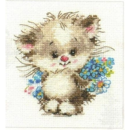 UPC: 4610009342467 | To my Favorite Cat 0-126 Counted Cross-Stitch kit by Alisa