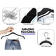 thumbnail image 5 of GVTECH Ganchos de Terciopelo con Clips, Ganchos de Clip de Metal para Pantalones, Perchas de Terciopelo con Muescas para Pantalones, Faldas, Traje, Vestidos y Camisas de Gancho, 5 of 6