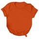 thumbnail image 4 of mfyjkho Tops De Moda Para Mujer, Suéter Casual De Manga Corta De Color Liso Para Mujer De Moda Tops Para Mujer L, 4 of 4