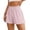 Pink #14, variant on Dresfit Boxer Shorts Womens Ruffle Hem Plaid Shorts Summer 2026 Drawstring Straight Y2k Loungewear Striped Short Pants with Pockets Purple 2XL
