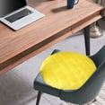 thumbnail image 5 of Aodebiao Round Flock Cushion for Floor Sitting - Japanese Style Tatami Chair Pad with Pain Relief Core, 30cm Office/Gaming/Car Seat Pillow, 5 of 6