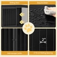 thumbnail image 6 of Hzuaneri 78" Large Double Dog Crate Furniture, Indoor Dog Kennel Furniture for 2 Dogs with Divider, Dual Sliding Barn Doors, Heavy Duty Dog Cage Furniture as TV Stand, Black, 6 of 7