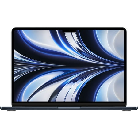 Restored Apple MacBook Air 13inch Laptop Computer MLY33LL/A, Apple M2 8Core CPU 8Core GPU, 8GB RAM 256GB SSD, Midnight (Refurbished)