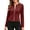 Wine, variant on BXJX Womens Faux Suede Jackets, Crew Neck Full Zip Long Sleeve Casual Womens Fall Outerwear Gray Size S-2XL