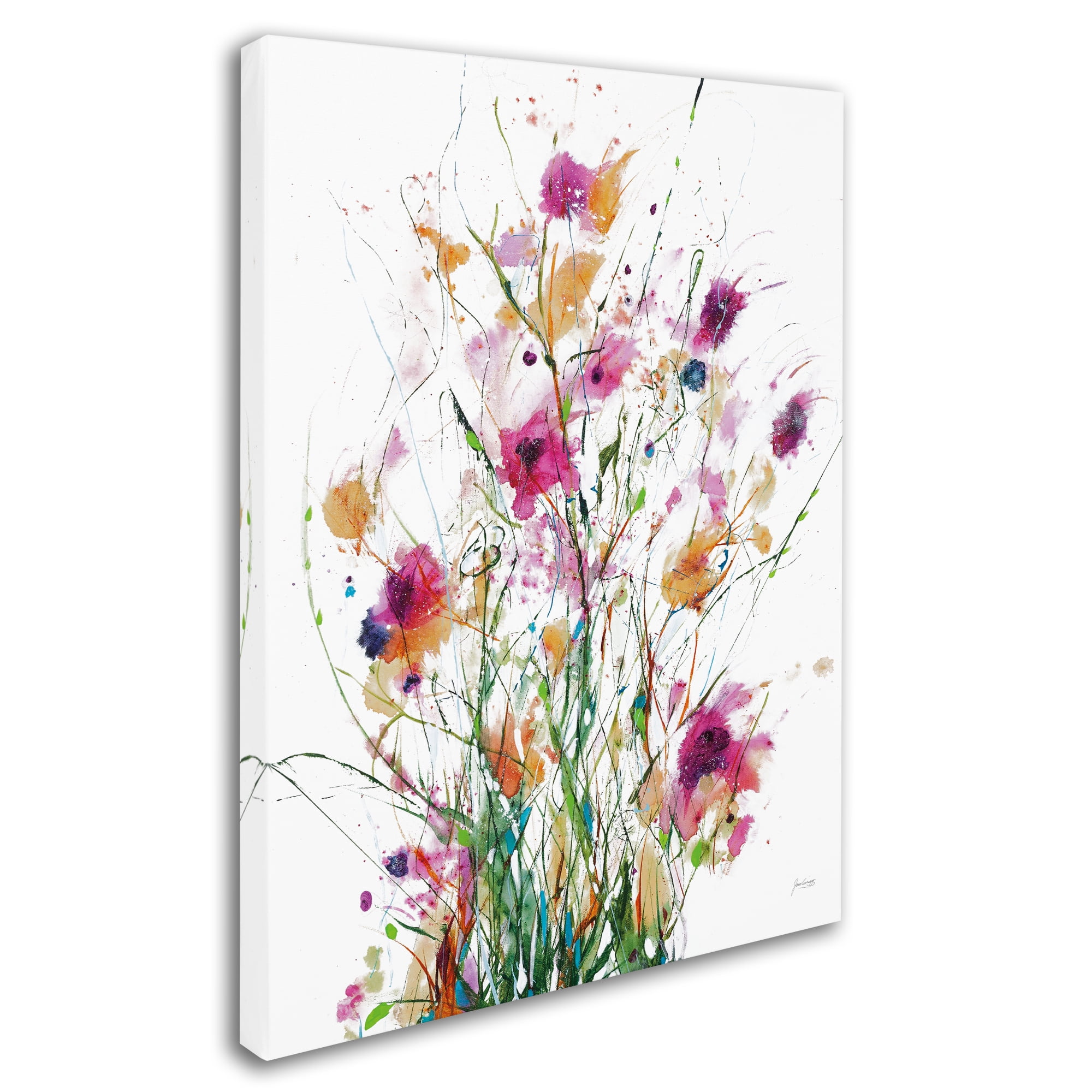 Trademark Fine Art 'Hidden on White Crop' Canvas Art by Jan Griggs