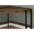 thumbnail image 4 of 42" x 42" x 30" Brown  Reclaimed Wood Corner  Computer Desk, 4 of 4