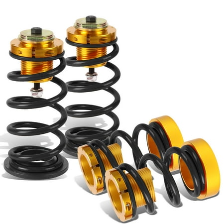 Aluminium Suspension - For 06-11 Honda Civic FA FG FG 4pcs Aluminum Scaled Suspension Coilover Kit (Black) 07 08 09 10