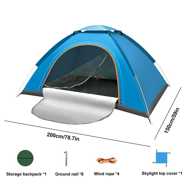 Limited Offer Tent for High Winds Beach Tent Sun Shade Shelter For 2 3 Person With Protection Fiberglass RodsCarry Bag Stakes Guy Lines Included 2X1.2X1.1m Fire Resistant Tent Walmart