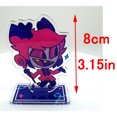 thumbnail image 4 of Anime Figure Acrylic Stand Model Plate Alastor Fizzarolli Angel Desk Decor Standing Sign Game Fans Gift Ornaments Stand Model, 4 of 5