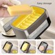 thumbnail image 2 of Multifunctional Suction Cup Soap Holder Storage Tray Bathroom Soap Dish Holder For Shower Kitchen Countertop Enduring White milk, 2 of 5