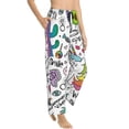 thumbnail image 2 of Fotbe Fun Animal with Unicorn Women's Pajama Pants,Sleepwear Pants,Pj Bottoms Drawstring And Pockets-Small, 2 of 9