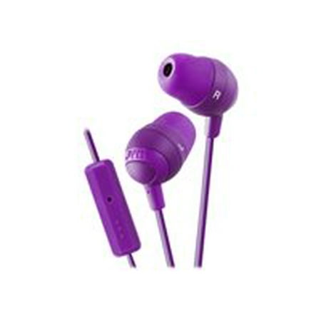 Noise Reducing Earphones JVC HA-FR37-V Marshmallow - Earphones with mic - in-ear - 3.5 mm plug - noise isolating - violet ()