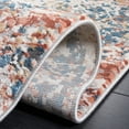 thumbnail image 5 of SAFAVIEH Invista Goran Abstract Area Rug, Navy/Rust, 6'7" x 6'7" Round, 5 of 8