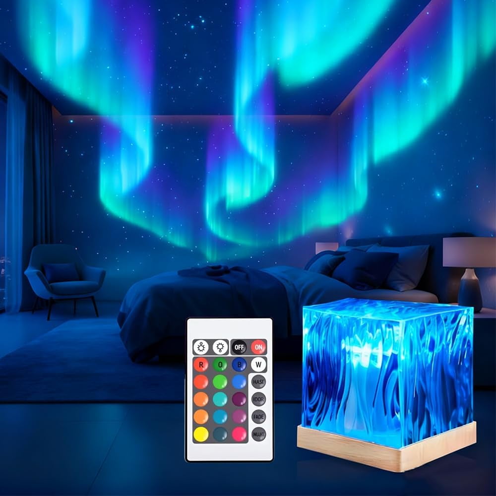 Magical Northern Lights Galaxy Projector with Remote Control, 16 Colors  Night Light for Bedroom, Auto Timer Ceiling Projector for Kids Teens Room Decor Ambience Lighting