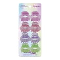 thumbnail image 1 of Pinzas para cabello Scunci Conair diferentes colores translucidos 8 pzas, 1 of 4