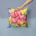 thumbnail image 2 of Carolines Treasures 6056PW1414 Flower - Hibiscus Decorative   Canvas Fabric Pillow 14Hx14W multicolor, 2 of 4