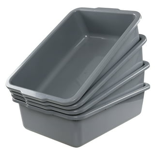  Wekioger 3 Pack Bus Tubs Commercial, 13 L Meat Tubs