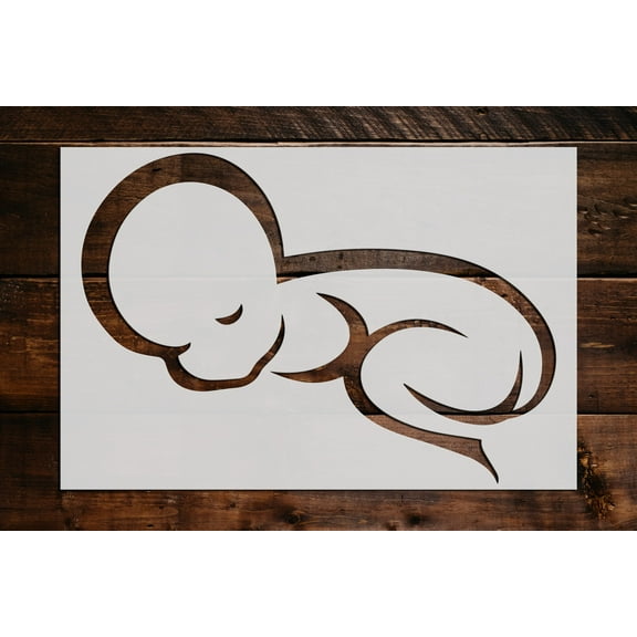 Baby Stencil - Art and Wall Stencil (6"x5")