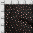 thumbnail image 1 of oneOone Georgette Viscose Fabric Dot & Chinese Hand Fan Fashion Printed Craft Fabric BTY 42 Inch Wide, 1 of 4