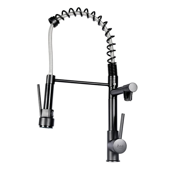 Mezclador Grifo Monomando Fregadero Tarja Cocina Negro/plata Jooli GRIFO NEGRO COCINA