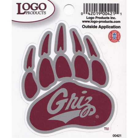 - Montana Grizzlies Logo Decal - 3