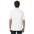 thumbnail image 4 of Hanes Polo en Jersey pour Hommes en Mélange de Coton, 2TG, Blanc, 4 of 6
