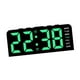thumbnail image 5 of Reloj despertador digital LED multifuncional rectangular con luz ambiental Verde, 5 of 9