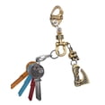 thumbnail image 7 of KYLINK Skull Rare Biker EDC Keychain Droid Drone Carabiner Key Ring, 7 of 7