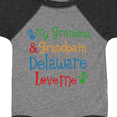 thumbnail image 4 of Inktastic Delaware Grandma Grandpa Love Me Boys or Girls Baby Bodysuit, 4 of 5
