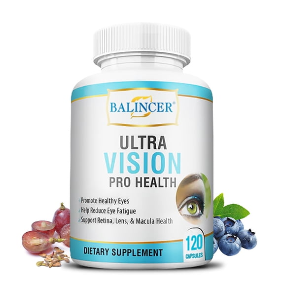 Balincer Ultra Vision Eye Health Supplement, 120 Capsules, Supports Macular & Retina Health, Lutein Formula