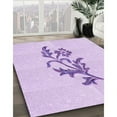 thumbnail image 2 of Ahgly Company Indoor Rectangle Patterned Bright Lilac Purple Area Rugs, 2' x 4', 2 of 6