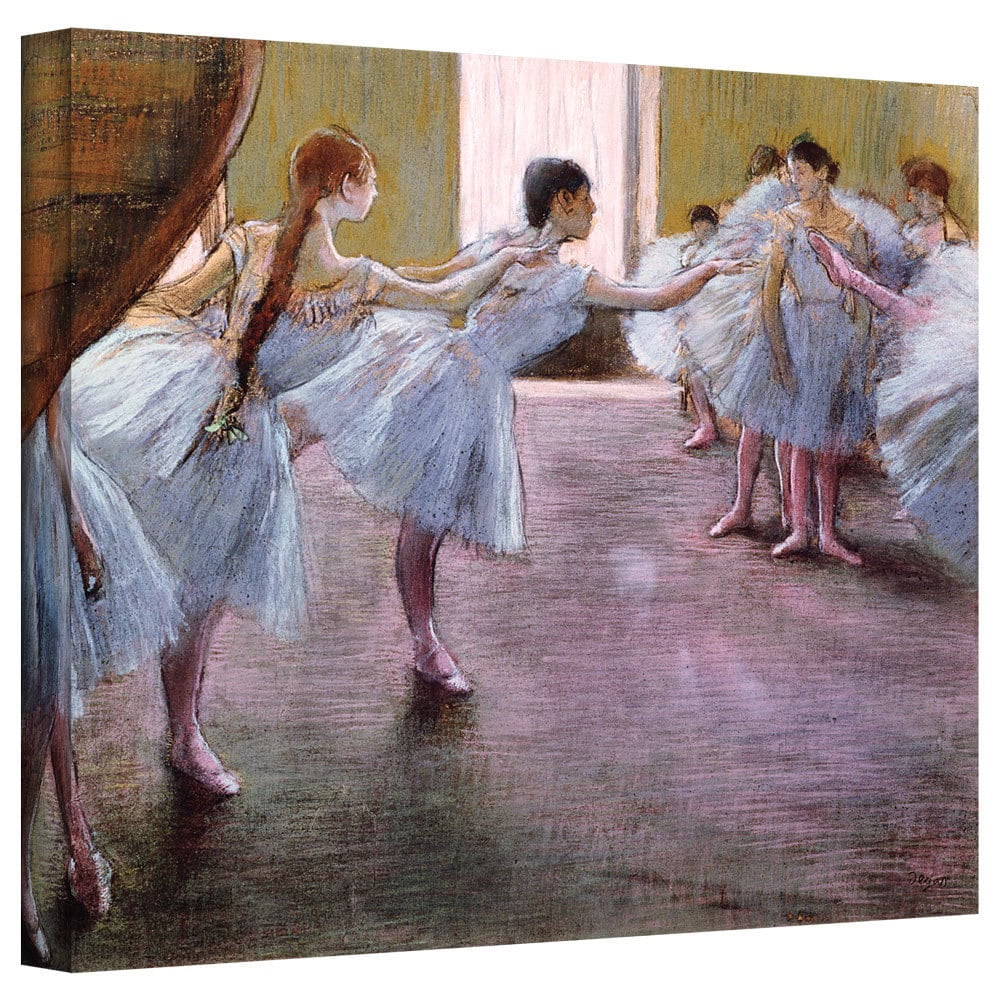 ArtWall Edgar Degas "Dancers at Rehearsal" Gallery-wrapped Canvas