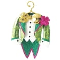 thumbnail image 4 of St. Patrick's Day Leprechaun Uniform Set of 3 Tree Ornaments, 4 of 6