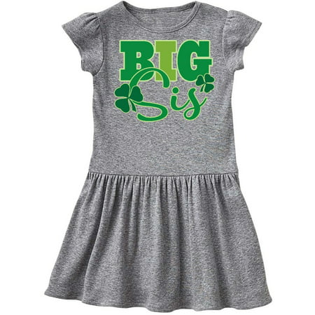 Big Sis Irish St Patricks Sister Toddler Dress