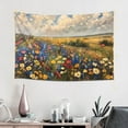 thumbnail image 2 of Gaeub Vibrant Wildflower Meadow Print Tapestry Wall Hanging(60x40 inches),Tapestry Home Decor,Wall Art for Living Room Bedroom Home Decor, 2 of 8