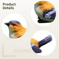 thumbnail image 3 of 3PCS Bird Figurines Home Decor, Resin Garden Accessories, Decorative Tabletop Figurine Bird Decor in Orange Blue Green, 3 of 5