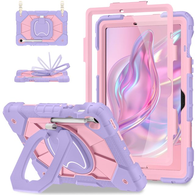 Scnioy Funda Para Samsung Galaxy Tab S10 Lite / S10 Fe / S9 Fe De 10,9 Pulgadas Samsung Tab S9 De 11 Pulgadas Funda Resistente Para Tableta Galaxy S10 Con Soporte Para Bolígrafo Soporte Giratorio 360