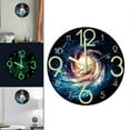 thumbnail image 3 of Night Light Wall Clock  12‘‘ Silent Non-Ticking Wall Clocks  Large Luminous Numbers and Hands  Battery Operated Decorative, 3 of 6