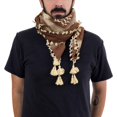 thumbnail image 2 of Turbante Shemagh Chalina Unisex Algodón Marrón - Naisha NAISHA SHNSH, 2 of 4