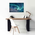 thumbnail image 5 of Epic Graffiti 'Aurora Borealis In Norway Green' by Epic Portfolio, Giclee Canvas Wall Art, 40"x26", 5 of 8
