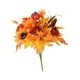 thumbnail image 5 of Ramo de flores artificiales de otoño con hojas de arce artificiales para jardín, para exteriores, damas de honor, inauguración de la casa, granja, ofi Estilo A, 5 of 8