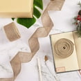 thumbnail image 3 of 3 Rolls Christmas Buffalo Plaid Ribbon Christmas Wrapping Ribbon Wired Edge Burlap Check Ribbon Gingham Christmas Wreath Tree Decor, 3 of 6