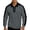 Dark Gray, variant on Abomasnow Mens Big and Tall Overisized Sweatshirts Quarter Zip Pullover Long Sleeve Collared Color Block Sweatshirts Casual Thermal Midweight Golf Shirts