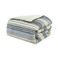 thumbnail image 6 of Better Homes & Gardens 7 Piece Woven Stripe Bed in a Bag Comforter Set with Sheets, King, 6 of 10
