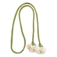 thumbnail image 2 of Flower Curtain Tiebacks, Handmade Floral Curtain Holders, Farmhouse Style Curtain Ties, Flower Design Woven Rope Ties for Living Room, Cute Flower Curtain Ties Decorative 1Pcs, 2 of 9