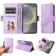 thumbnail image 1 of Funda GANGXUN para Samsung Galaxy S25 Plus con diseño acolchado elegante, cuero PU, protección total y ajuste preciso, 1 of 5