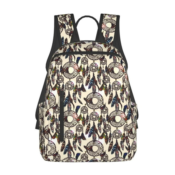 Disketp Dreamcatcher Mochila Ligera e Impermeable, Mochila de Día Resistente para Viajes, Senderismo y Uso Diario para Hombre y Mujer